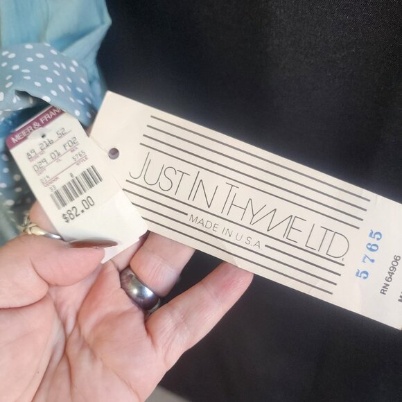 Vintage 80s 90s Teal Green Crinkle Midi Dress & Long Duster Jacket 2pc Set - Picture 3 of 16